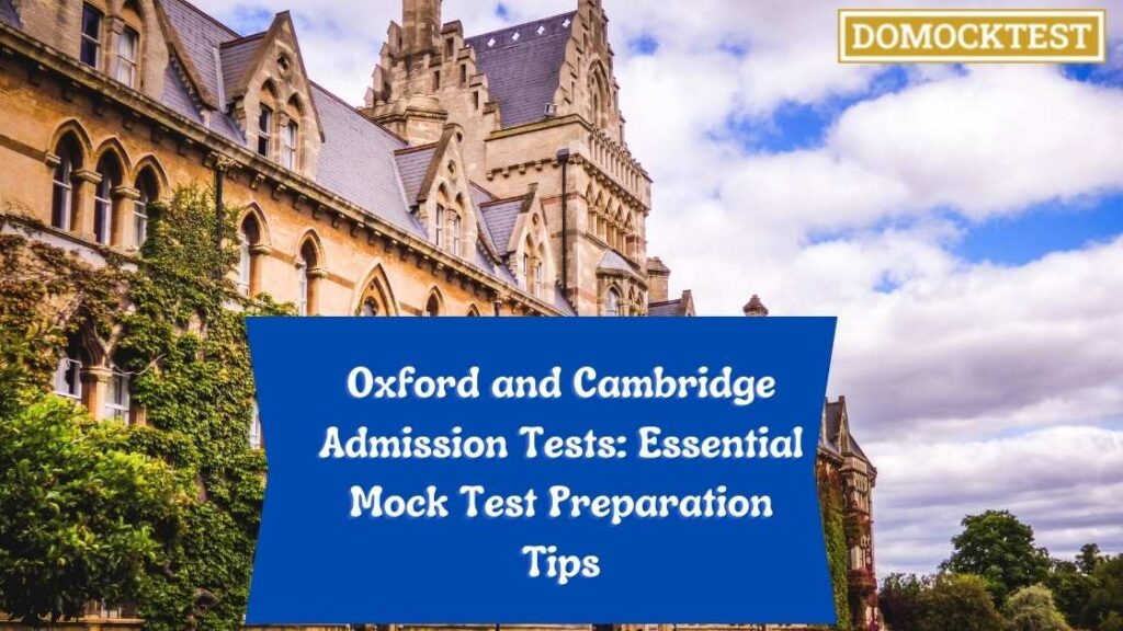 Oxford and Cambridge Admission Tests